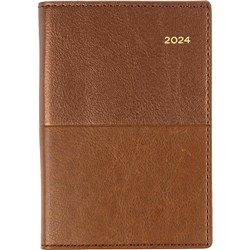 Collins Vanessa Pocket Diary B7R Week To View Brown