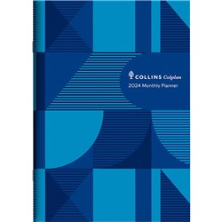 Collins Colplan Planner A4 Month To View Geo Blue