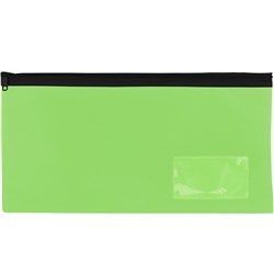 Celco Pencil Case Single Zip Medium 350x180mm Lime Green