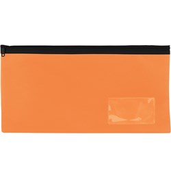 Celco Pencil Case Single Zip Medium 350x180mm Orange