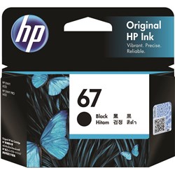 HP 67 3YM56AA Ink Cartridge Black 