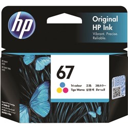 HP 67 Tri Colour Ink Cartridge 3YM55AA 