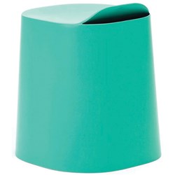 Buro Peekaboo Student Stool Stackable Lightweight Strong Poly Shell Stone Green 4 Pack
