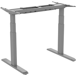 Ergovida Electric  Sit-Stand Desk Frame Only 1000 -1700Wx750Dx620-1280mmH Grey