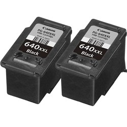 Canon PG640XXL High Yield  Ink Cartridge  Twin Pack Black