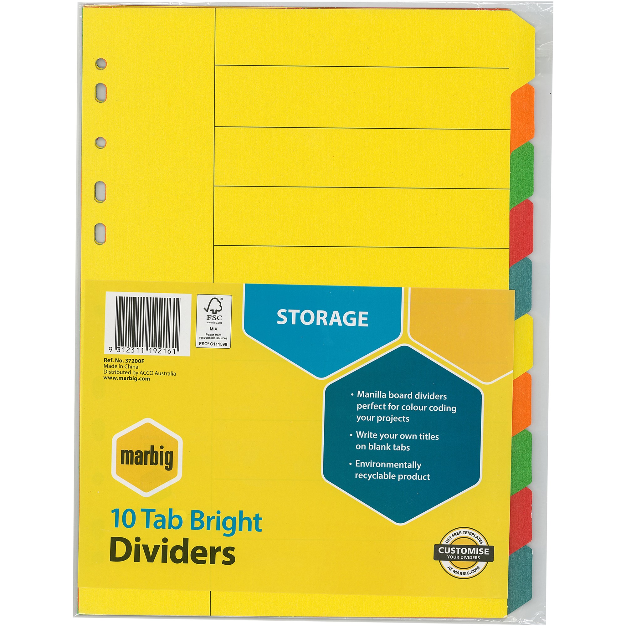A4 Dividers